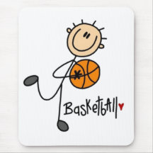 Basketball Stick Figure Mousepads