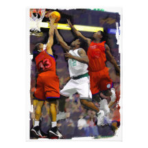 Basketball Two Against One Custom Invite