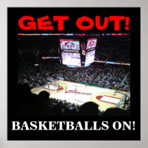 BASKETBALLS ON poster