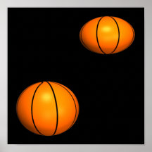 Basketballs Poster