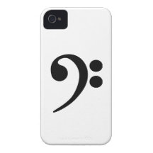 Bass Clef iPhone 4 Covers