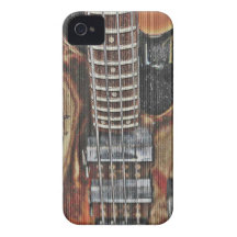 Bass Guitar iPhone 4 Case-Mate Cases