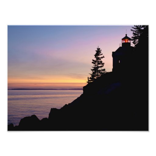 Bass Harbour lighthouse on Mt. Desert Island, Photograph