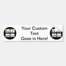 bass player what I think I do circle Bumper Stickers