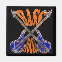 Bass Rocks Refrigerator Magnets