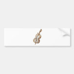 Bass Violin Bumper Sticker