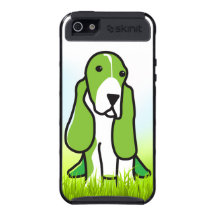 Basset Hound Dog Breed Cartoon iPhone 5 Case
