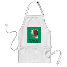 basset hound, Don't hound me!  I'm grooming Aprons