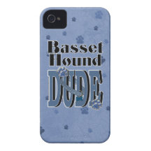 Basset Hound DUDE Case-Mate iPhone 4 Case