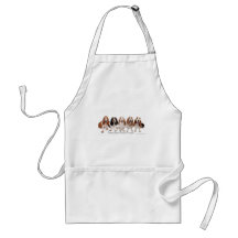 Basset Hound Friends Forever Apron