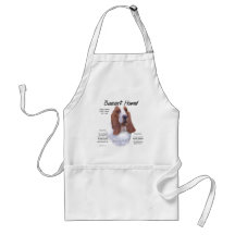 Basset Hound History Design Apron
