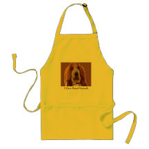 Basset Hound Painting on Apron