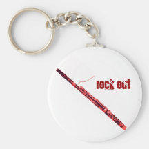 Bassoon Rock Out Keychain