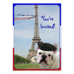 Bastille Day Party Invitation French Bulldog