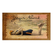 Bathing Beauty Business Card Template