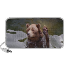 Bathing Brown Bear Speakers