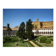 Baths of Diocletian courtyard Postcard