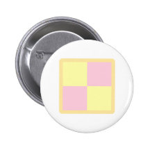 Battenburg Cake. Pink and Yellow.