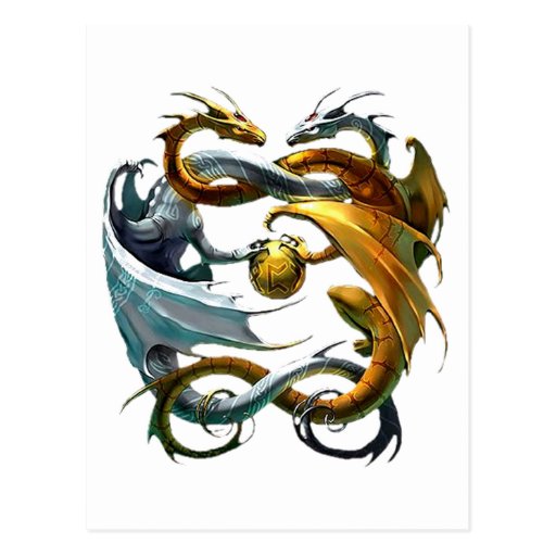 Battle Dragons Post Card