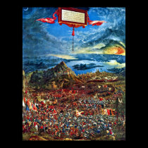 Battle Of Issus By Albrecht Altdorfer posters