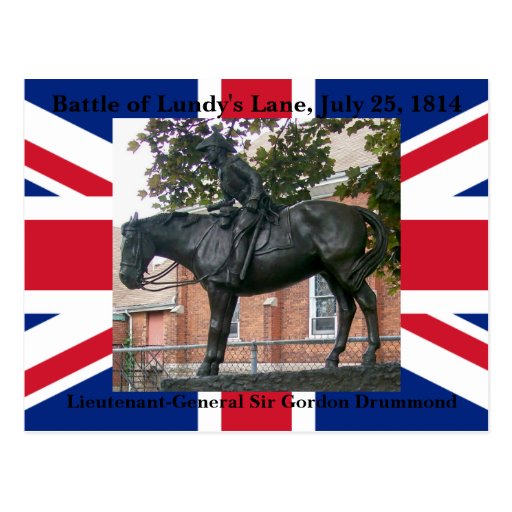 Battle of Lundy's Lane Equestrian Postcard