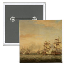 Battle of the Saints, 1782 Pinback Buttons