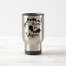 Batty for Vegans Coffee Mugs