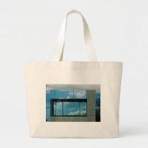 Bauhaus Blue Tote Bags