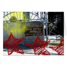 Baum Bicycle Bridge Sign Cards