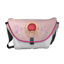 Bawling Baby Girl Messenger Bag