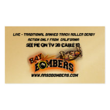 Bay Bombers Skater  Business Card