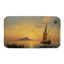 Bay of Naples Ivan Aivazovsky seascape waterscape iPhone 3 Covers