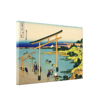 Bay of Noboto by Hokusai Stretched Canvas Prints