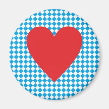 Bayern Herz heart Bavaria Magnete