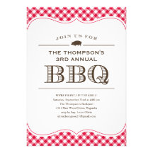 BBQ Cookout Invitations