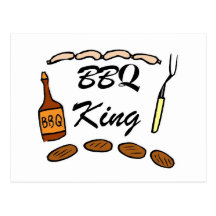 BBQ King Post Cards