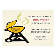 BBQ Party Invitation