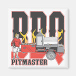 BBQ Pit Master Fridge Magnets