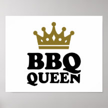 BBQ Queen Poster