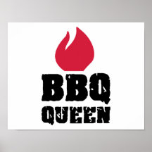 BBQ Queen Poster
