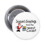 BBQ West Coast Seasons Greetings Pin