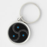 BDSM Symbol Chrome Keychain