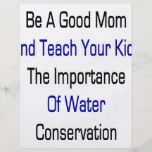 Be A Good Mum And Teach Your Kids The Importance O Full Color Flyer