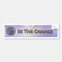 Be Cool. Be the Change Bumper Sticker