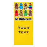 be different funny pattern ducky ducks rack cards
