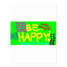 Be_Happy Postcard