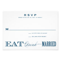 & BE MARRIED | RSVP 3.5 x 5 Announcements