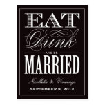 BE MARRIED | SAVE THE DATE ANNOUNCEMENT POST CARD