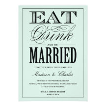 & BE MARRIED | WEDDING INVITATION