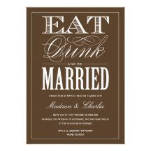 & BE MARRIED | WEDDING INVITATION
